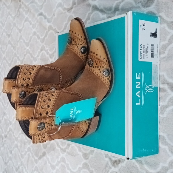 Lane Boots Shoes - Lane Boots Wind Walker Bootie, Size 7.5, NIB